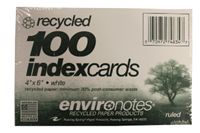 4x6 RECYCLE INDEX CARDS 100