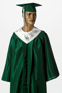 Graduation Cap and Gown with Stole