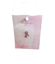 Breast Cancer Ribbon Enamel Pin