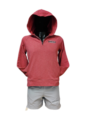WEEKENDER 1/4 ZIP HOOD FADED